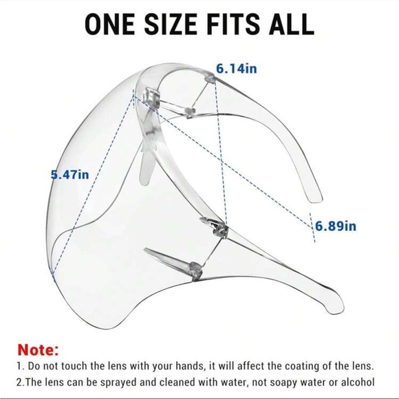 Face Shield Face Mask - Ombré Pink - Picture 3 of 7